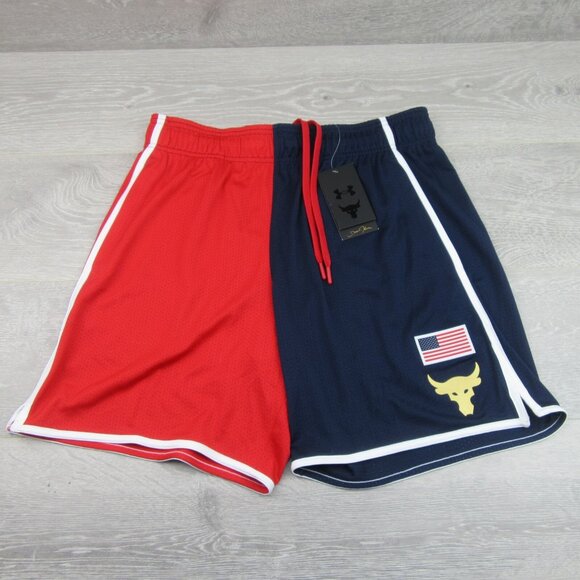 Under Armour Project Rock Training RWB Shorts Men's Size Medium NEW - Picture 5 of 12